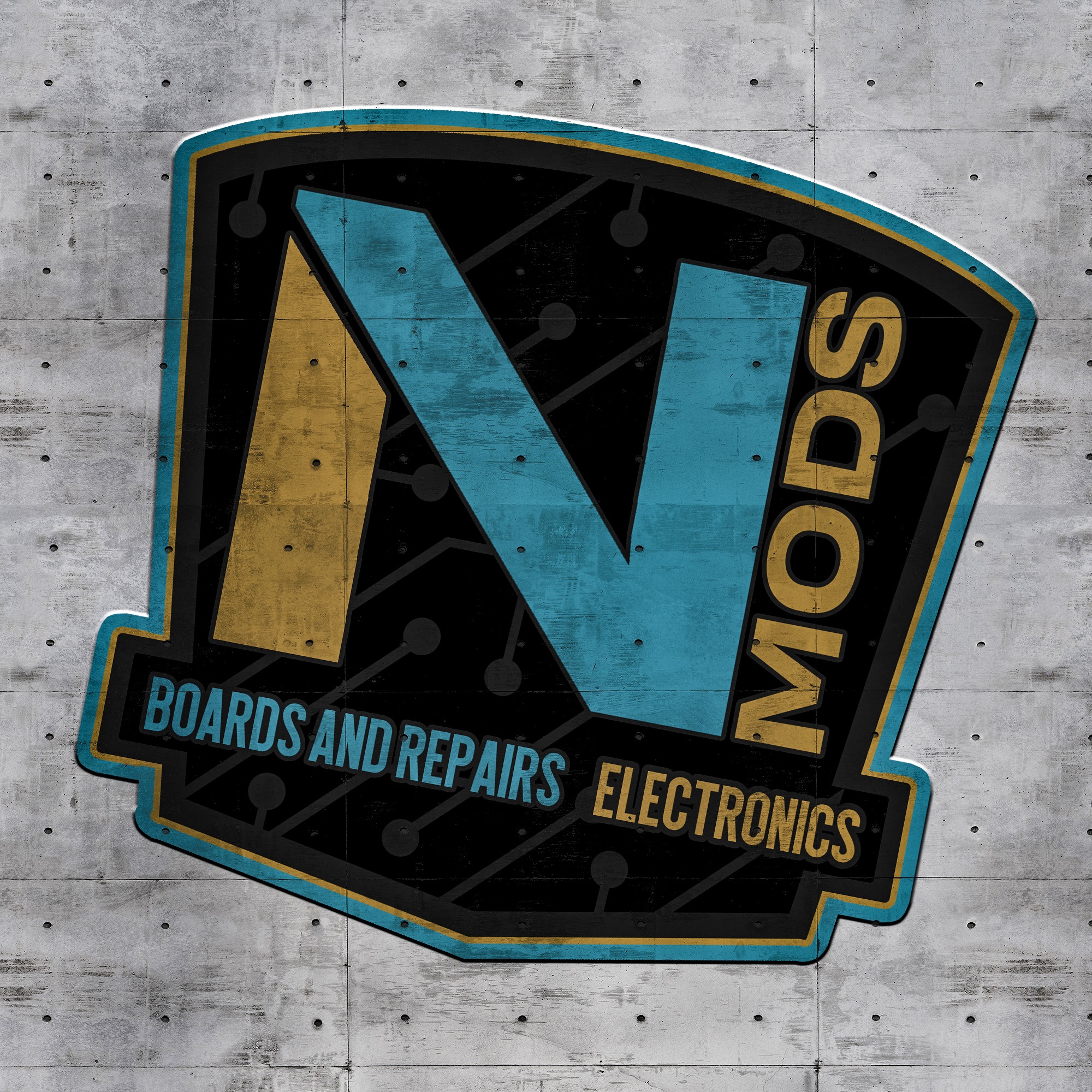 Logo NVMods, Boards and Repairs Electronics